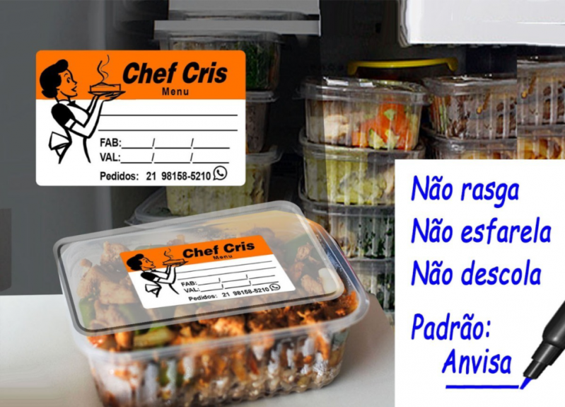 Comprar Etiqueta para Embalagem de Alimentos São Carlos - Etiqueta Adesiva Embalagem
