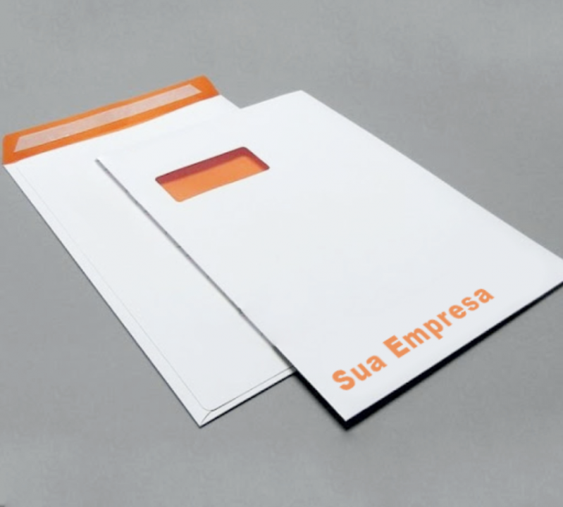 Comprar Impressão Personalizada de Envelope com Logo Vila Costa Melo - Impressão Personalizada de Convites