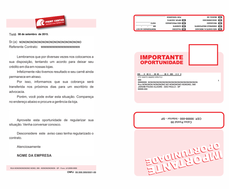 Empresa Que Faz Impressão para Cartas José Bonifácio - Impressão de Cartas Bancárias