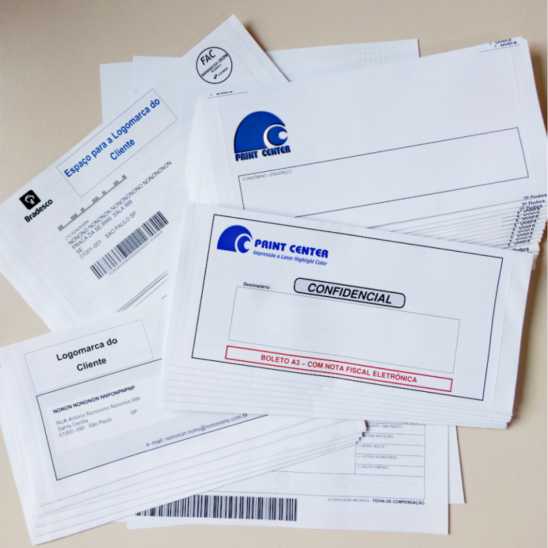 Impressão Cartas Valores Penha de França - Impressão de Cartas a Laser