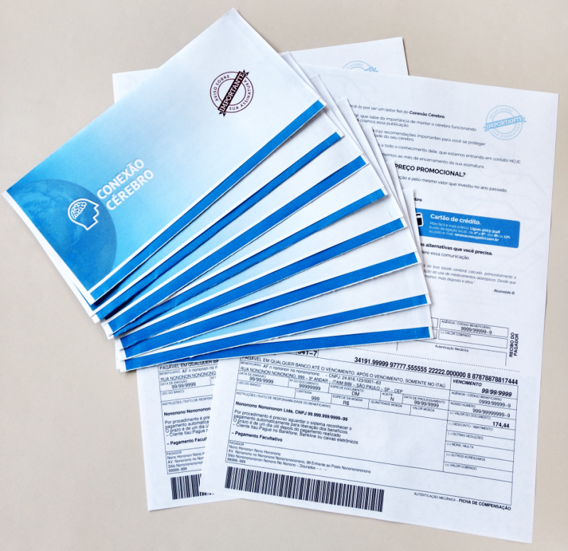 Impressão de Cartas de Empresas Cotar Água Espraiada - Impressão para Cartas Personalizada
