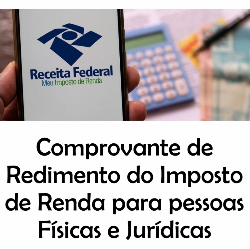 Impressão de Comprovante de Pagamento Ir Santa Rita do Ribeira - Informe de Rendimentos Online