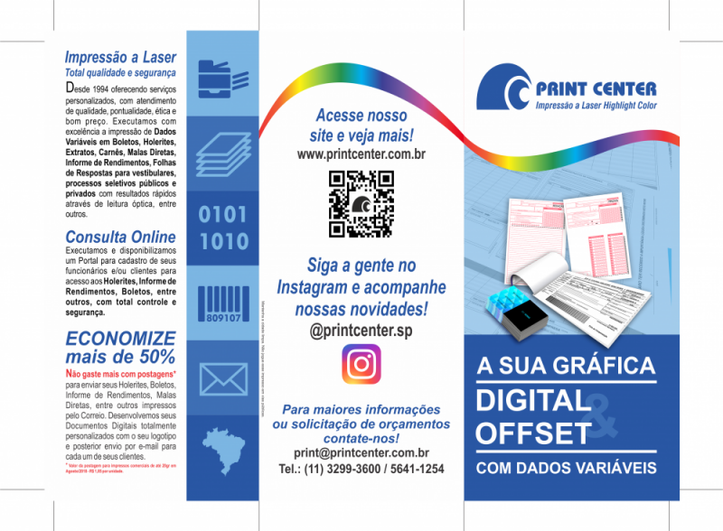 Impressão Folhetos Valor Vila Romana - Impressão de Folhetos na Gráfica