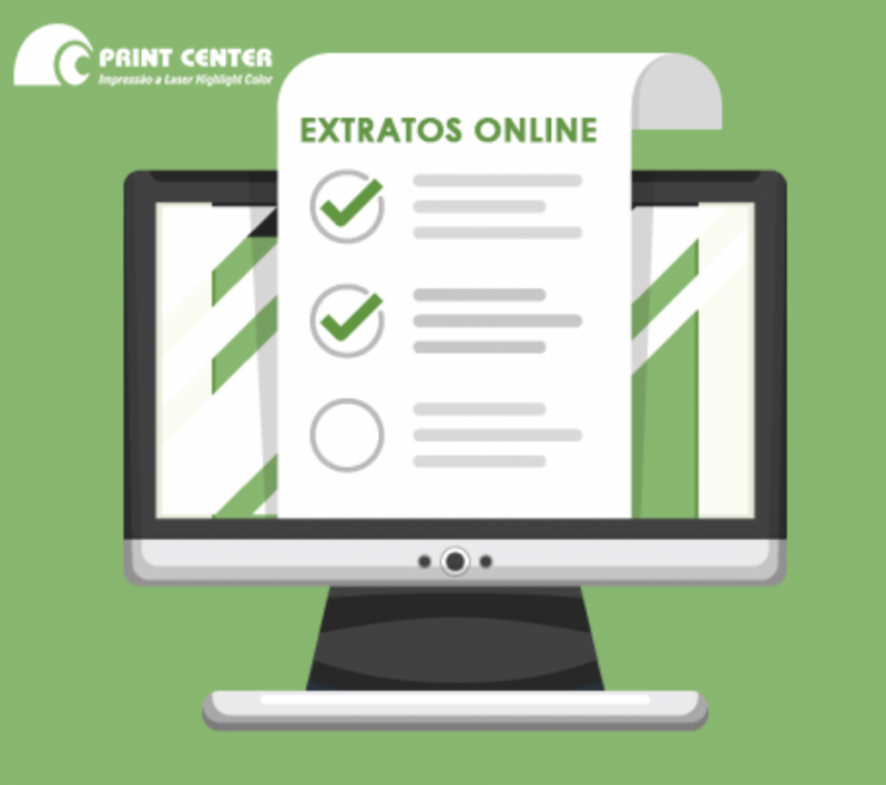 Impressão Online de Nota Fiscal Cotar Brás - Impressão Online de Extrato