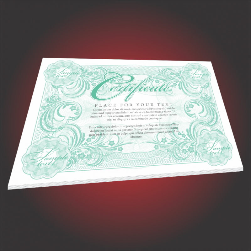 Impressão Personalizada de Certificado Bauru - Impressão Personalizada de Certificado