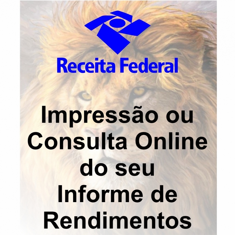 Onde Faz Impressão de Irrf Online Bragança Paulista - Informe de Rendimentos