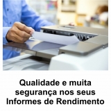 impressão de comprovantes de rendimentos Vila Santa Catarina